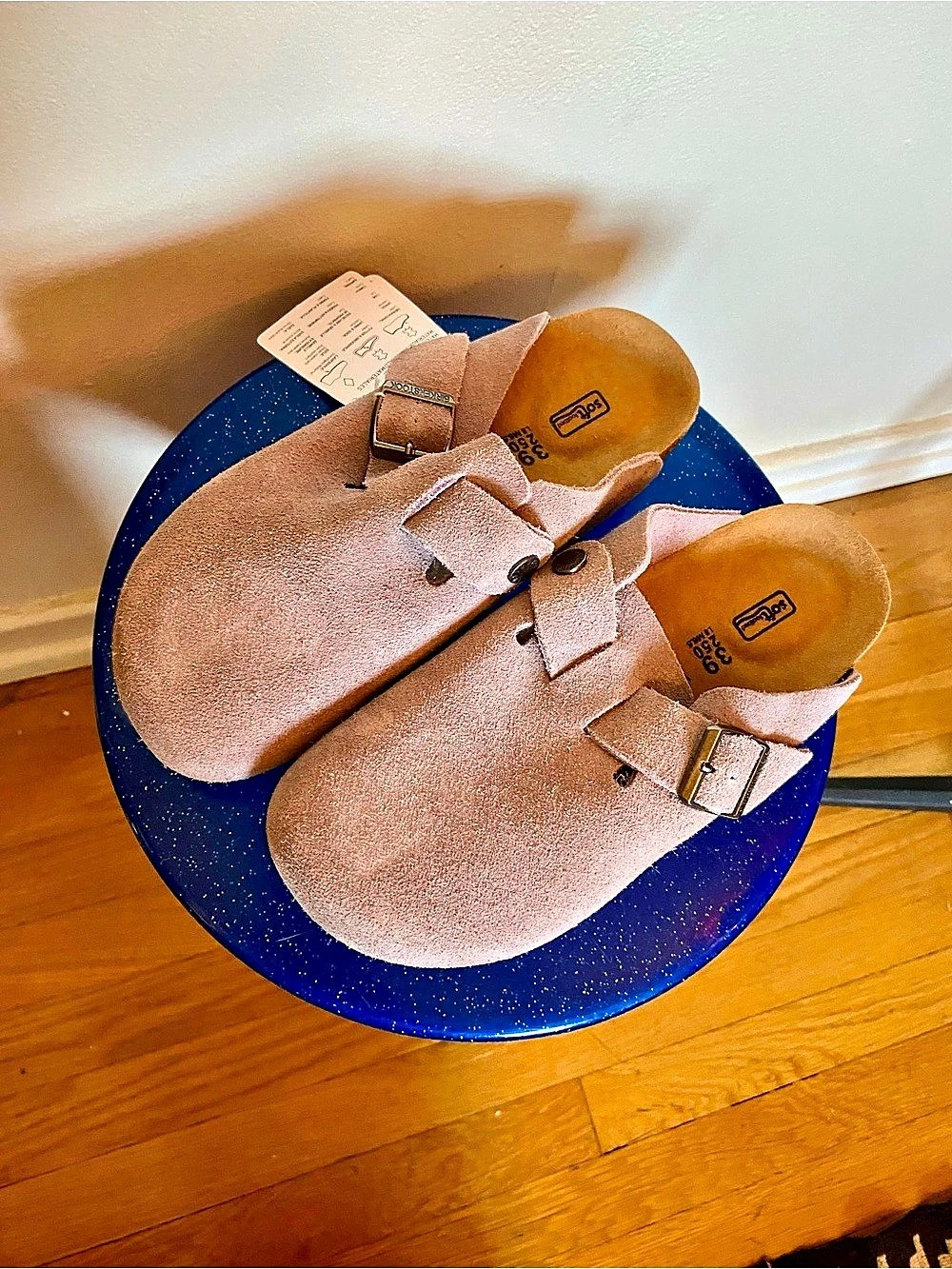 BRAND NEW! Birkenstock Boston Soft Footbed Suede Clogs Lavender US L8/ M6.5
